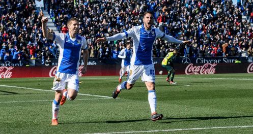 فرحة لاعبي ليجانيس