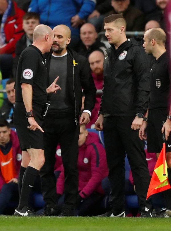 جوارديولا يعترض على الحكم