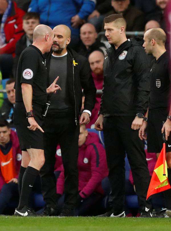 جوارديولا يعترض على الحكم