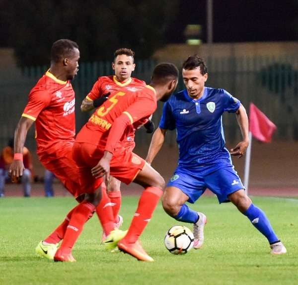 جانب من مباراة الفتح والقادسية