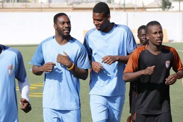 جانب من تدريبات نواذيبو