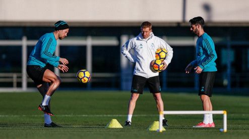 إيسكو وراموس من مران ريال مدريد