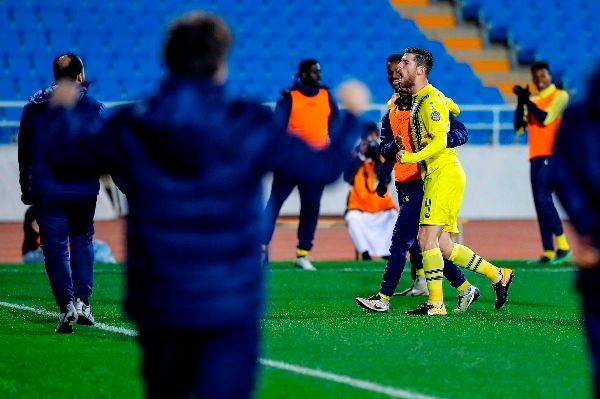 جانب من المباراة