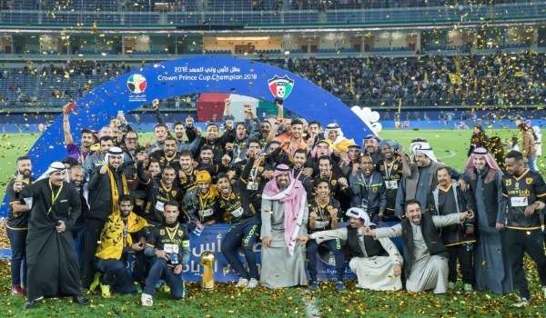 من تتويج القادسية بكأس ولي العهد