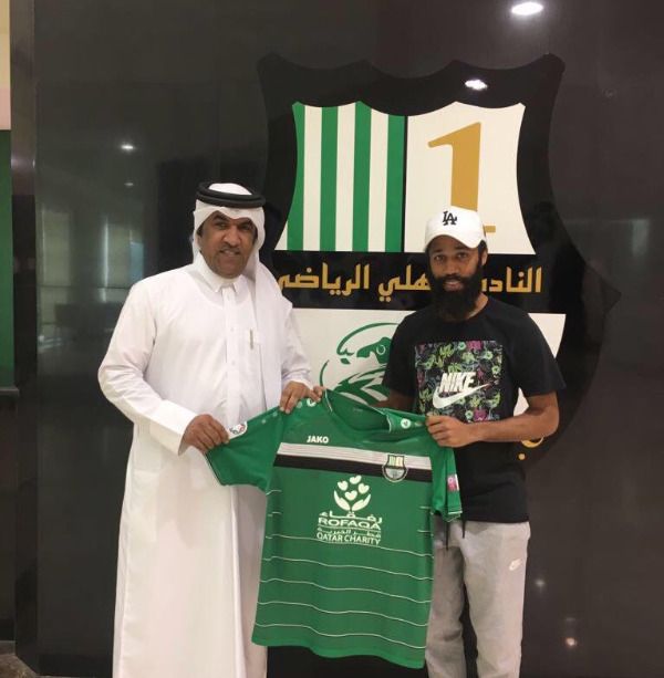 جانب من تقديم اللاعب فهد