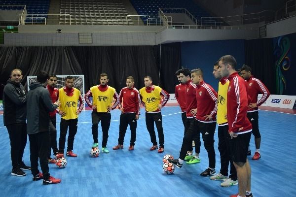 من تدريبات المنتخب الأردني