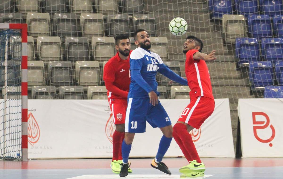 لقطة لإحدى مباريات البحرين الاستعدادية للبطولة