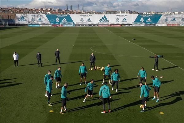 تدريبات ريال مدريد ( أرشيفية )