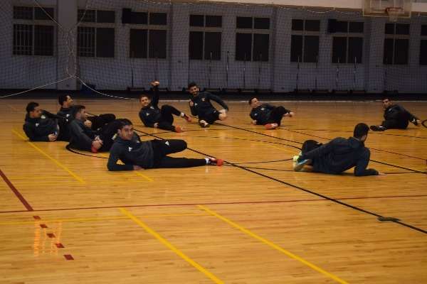 جانب من تدريبات منتخب الأردن