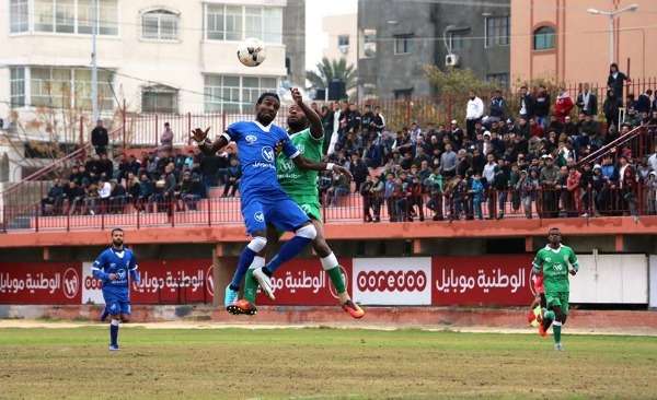 من لقاء سابق بين خدمات رفح وشباب جباليا