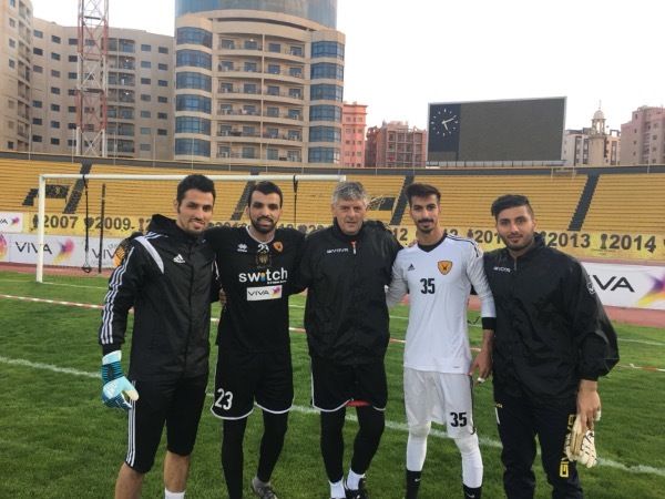 خالد الرشيدي في تدريبات القادسية