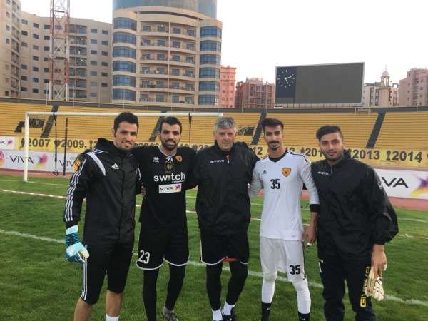 خالد الرشيدي في تدريبات القادسية