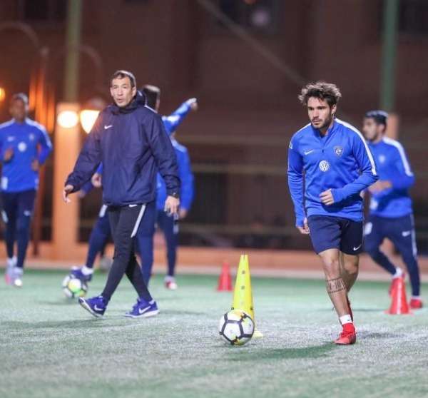 من تدريبات الهلال السعودي