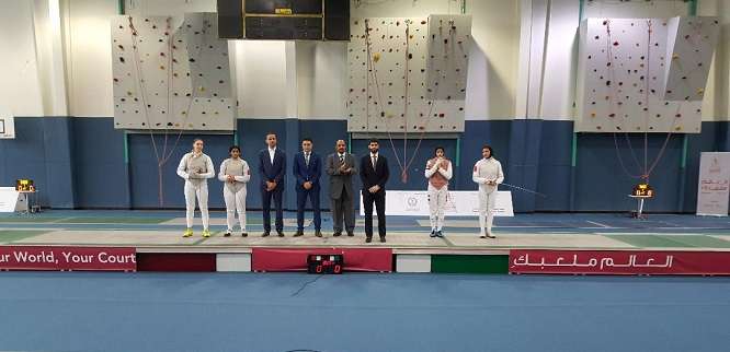 من منافسات المبارزة اليوم