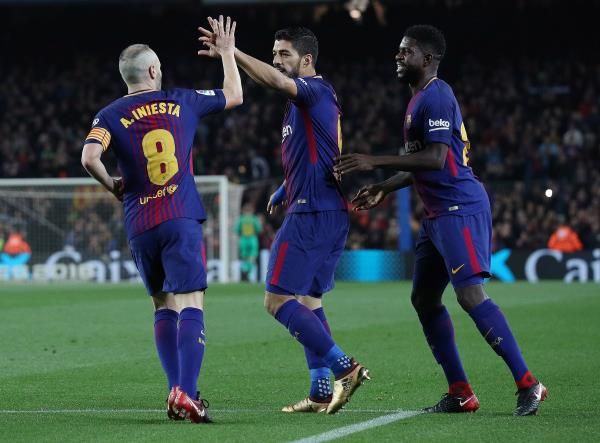 لاعبو برشلونة