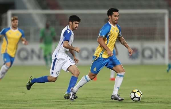 لقطة من المباراة