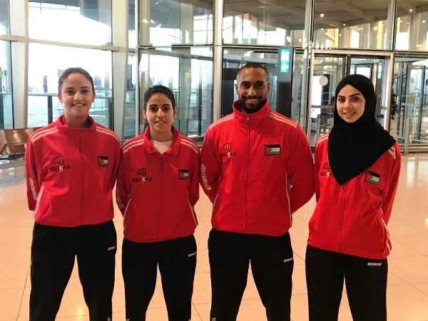 وفد الكاراتيه الأردني