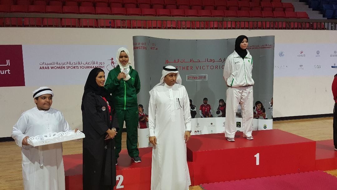 صاحبة الميدالية الفضية غاية الخالد