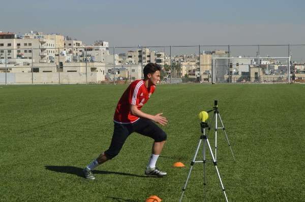 جانب من الاختبارات البدنية