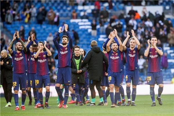 لاعبو برشلونة