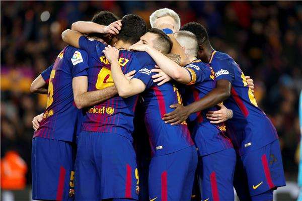 لاعبو برشلونة