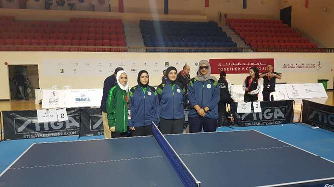 سيدات تنس الطاولة السعوديات
