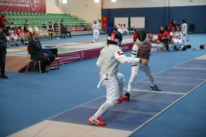 جانب من منافسات المبارزة