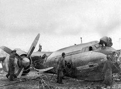 طائرة مانشستر التي سقطت في ميونخ