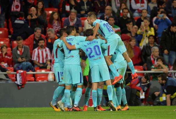 لاعبو برشلونة