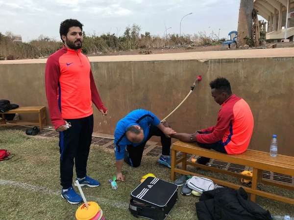 جانب من إصابة لاعبي المقاصة