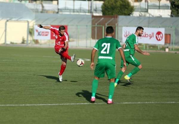 صورة أرشيفية من الدوري الفلسطيني