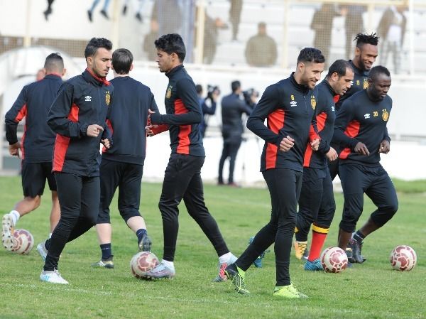 من تدريبات الترجي قبل السفر لموريتانيا 