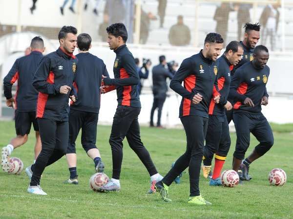 من تدريبات الترجي قبل السفر لموريتانيا 