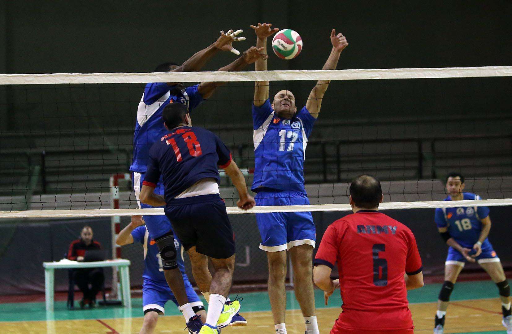 جانب من مباراة الجيش والأنوار