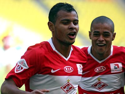 البرازيلين ويليتون وآري مسجلا أهداف سبارتاك موسكو