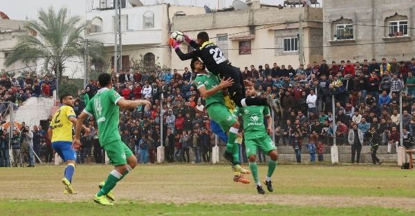 جانب من المباراة