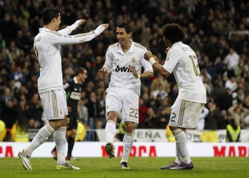 دي ماريا بقميص ريال مدريد - أرشيفية