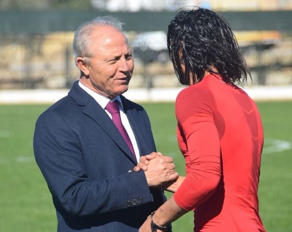 من حضور رضا شرف الدين للتدريبات