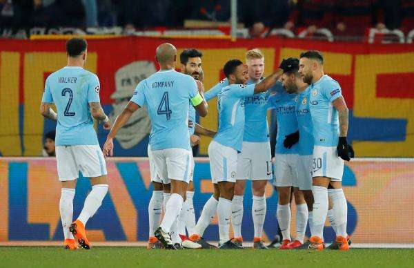 لاعبو مانشستر سيتي