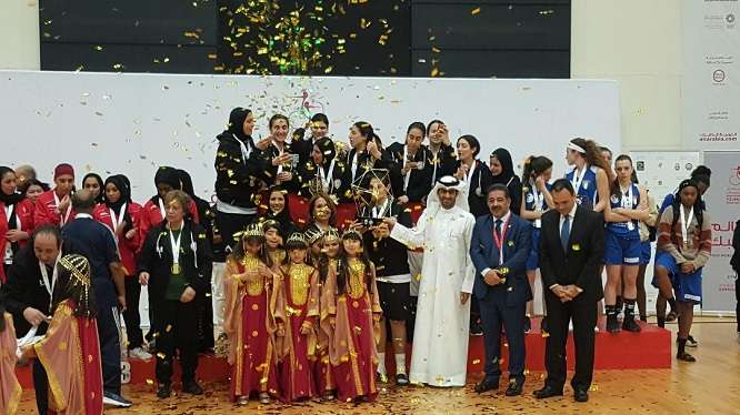 تتويج سبورتنج المصري بذهبية السلة