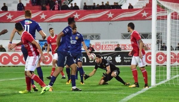 من مباراة الذهاب بين الترجي والنجم في سوسة