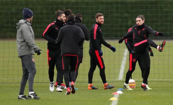 من تدريبات آرسنال