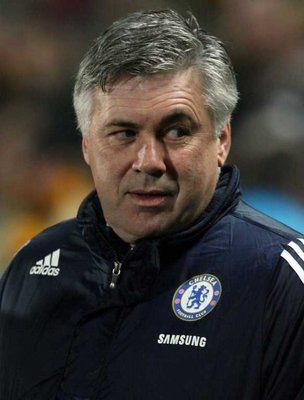 كارلو انشيلوتي المدير الفني لتشيلسي 