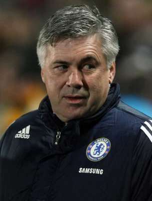 كارلو انشيلوتي المدير الفني لتشيلسي 