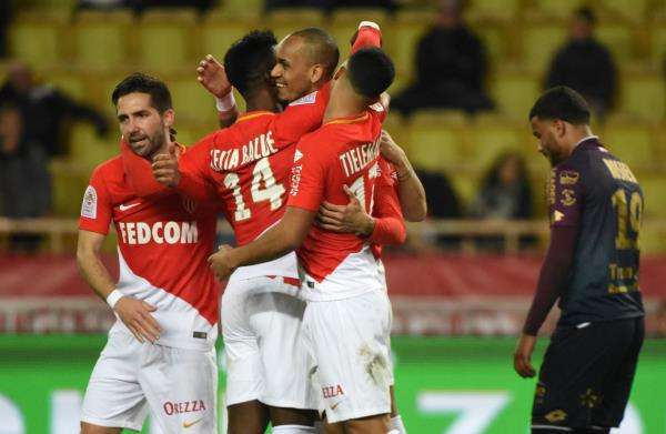 فرحة لاعبي موناكو