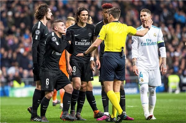 من لقاء ريال مدريد وسان جيرمان