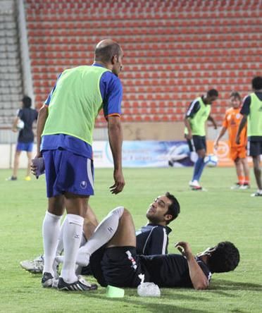 جانب من تدريبات كاظمة 