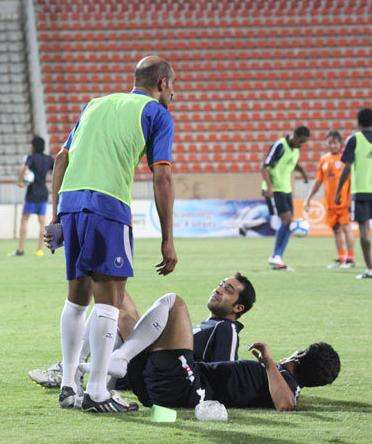 جانب من تدريبات كاظمة