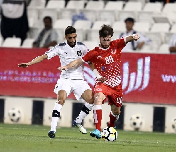 لقطة من مباراة السد والعربي