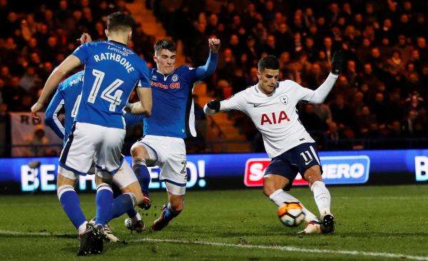 جانب من المباراة